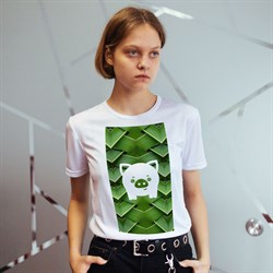 Футболка "Vegetarian pig", женская 1663