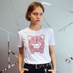 "Футболка Fashion wool pig", женская 1692