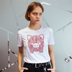 "Футболка Fashion wool pig", женская