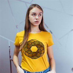 Футболка "circle", женская - фото 5302