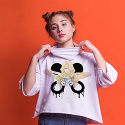 Фуфайка короткая "Микки Маус", унисекс