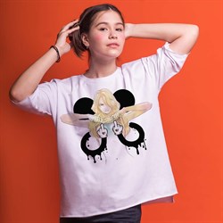 Фуфайка короткий рукав "Микки Маус", унисекс