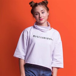 Фуфайка короткая "Не дури", унисекс