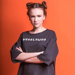 Фуфайка короткий рукав "Не дури", унисекс