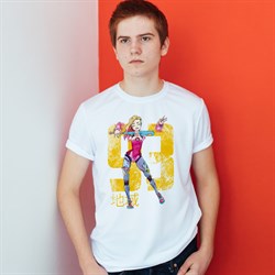Футболка "KIBER GIRL " , мужская